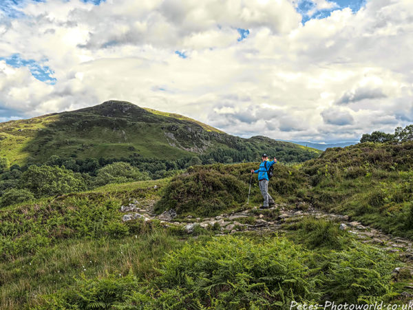 Path leading back to the view of Foel Offrwm